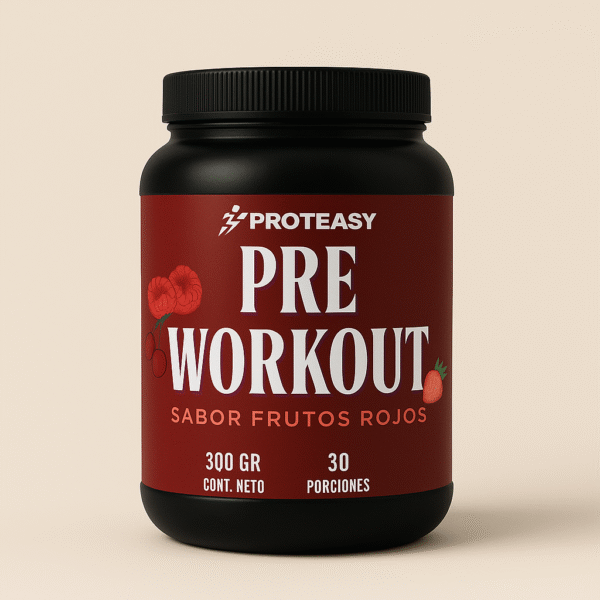Pre Workout Sabor Frutos Rojos